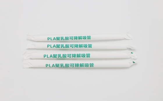 Disposable Biodegradable Paper Cocktail Straws Drinking Eco Bamboo Fiber