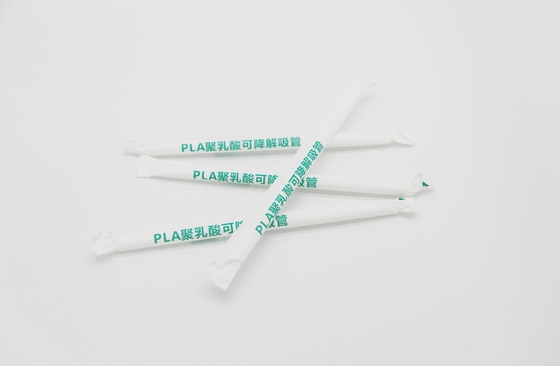 230mm Biodegradable Drinking Straw Colored Disposable PP Eco Plastic Compostable