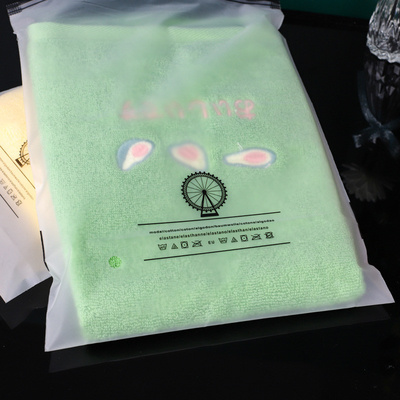 Sealing Handle Offset printing Clear Ziplock Bags With Customized Thickness