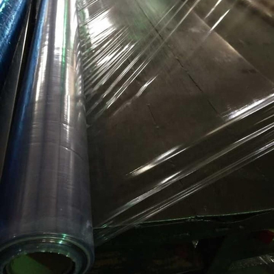 PVC Transparent Color Film 100cm Width 28PHR 28kg Stretch Wrap Roll For Packing