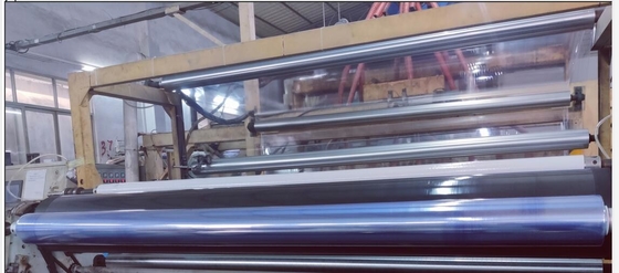 Normal Clear Packaging PVC Film 28kg 42PHR non sticky 0.2mm Thickness