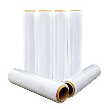 Plastic Packaging PE Stretch Film Wrapping LLDPE Shrink Film 5kj/M2 Impact Strength