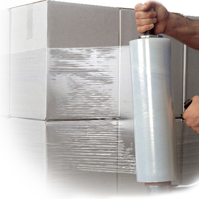 Package PE Stretch Film Mini Roll LLDPE 52MPa Tensile Strength Scratch Proof