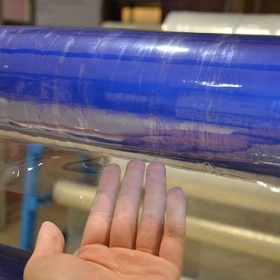 0.2mm 28PHR Clear Mattress Packing Film Roll 28kg PVC Transparent