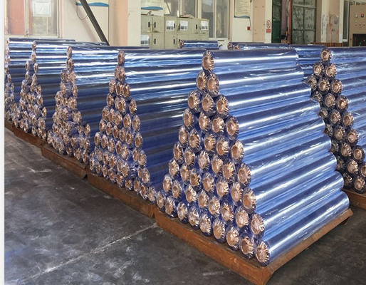 Transparent 0.08mm PVC Soft Film Plastic Clear Film 42PHR 245cm Width For Packaging