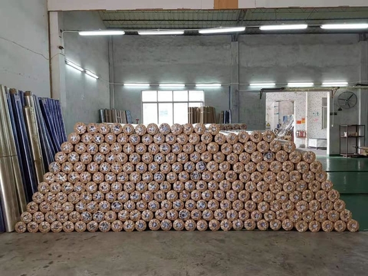 Transparent 0.08mm PVC Soft Film Plastic Clear Film 42PHR 245cm Width For Packaging