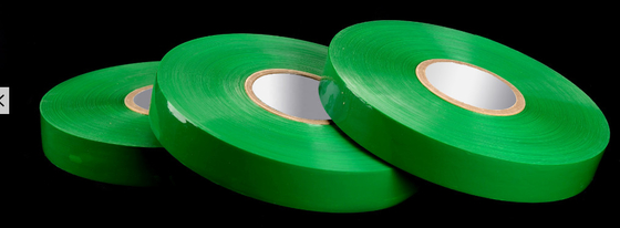 Green Wire PVC Wrapping Film Self Adhesive OD 250mm ID 76mm