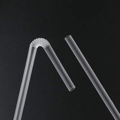 Paper Wrap Non Plastic Drinking Straws / Biodegradable PLA Straws Customized