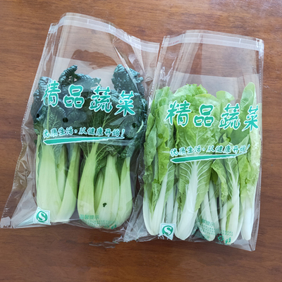 Reusable Clear Ziplock OPP Packaging Bag Plastic For Frozen Lettuce