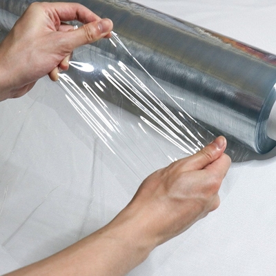 Non Sticky PVC Transparent Sheet Clear Vinyl For Book Cover Stationery