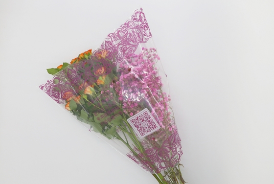 Disposable PP Flower Bag Fresh Rose Wrapping Bouquet Sleeves Package Plastic Wicket