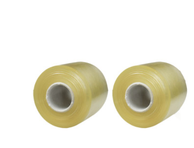 Dust Proof OD 70mm PVC Stretch Cling Film 250mm Width Sticky 130mic Thickness