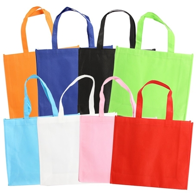 ODM PP Laminated Non Woven Bag Folding Eco Friendly Grocery Shopping Bags