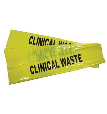 Medical Waste Autoclavable Biohazard Yellow Bag HDPE LDPE Gravure Printing
